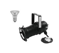 2 pezzi - Set di Illuminazione EUROLITE PAR-20 Nero con Lampada LED SMD 6W E27 6