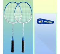 2 pezzi set di racchette da badminton accessorio da badminton con custodia