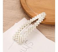 2 pezzi/set Fermagli per capelli casual alla moda versatili e semplici con decorazione in perle finte, mollette per capelli, accessori per capelli, accessori per la testa, accessori per capelli da don