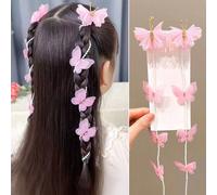 2 pezzi/set Fermagli per capelli con fiocco rosa, perle, nappe, stile retrò carino per principesse, accessori per capelli PianteFerro