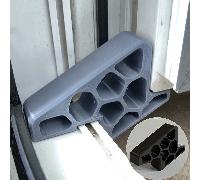 2 pezzi/Set Fermaporta per finestre e porte del balcone, design geometrico unico, struttura leggera e robusta, previene efficacemente lo scivolamento accidentale, facile installazione e rimozione. Ada