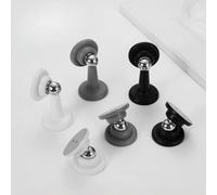 2 pezzi/set Fermo magnetico morbido per porta - Facile installazione, montaggio adesivo | Senza foratura, adatto per casa e ufficio (Corto) Nero,(Lungo) Nero,(Breve) Bianco,(Lungo) Bianco,(Lungo) Grig