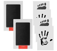 2 Pezzi Set Impronte Bimbi, Kit Impronta Mani e Piedi Neonati, Impronta di Zampa Cane Gatto, Tampone per Timbri Senza Contatto, per Neonato, Cane gatto, Regalo Battesimo Bimbo