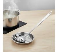 2 Pezzi Set Mestolo e Schiumarola Manico Lungo Set Utensili per Fonduta