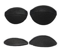 2 Pezzi Set Per Acconciature, Witbicg Invisible Fluffy Hair Clip Ciambella Chignon Piccola Facile Per Capelli Forma Della Testa e Del Viso, Accessori Per Donne e Ragazze (Nero, 2 Dimensioni)