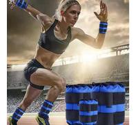 2 pezzi/set Sacchetti di sabbia per caviglia/polso, sacchetti di sabbia per fitness per corsa e allenamento di danza, pesi per gambe invisibili, unisex (Nota: il peso è il peso totale della coppia di 