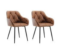 2 pezzi/set sedie da pranzo sedie da cucina imbottite con schienale braccioli gambe in metallo per ufficio casa toletta sedia per il tempo libero