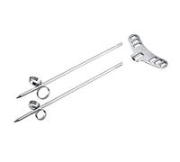 2 Pezzi/Set Tagliaverdure a Spirale in Acciaio Inossidabile Rullo da Intaglio per Patate, Carote e Cetrioli, Decorazione per Vassoio da Cucina Strumento per Intaglio a Spirale con Coltello per Verdu