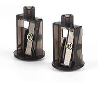 2 pezzi/set temperamatite elettrico automatico multifunzionale matite per ufficio casa forniture per disegno d'arte (colore: trasparente) Durabilità