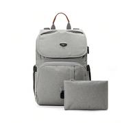 2 pezzi/Set Zaino multifunzionale per mamma, borsa termica per biberon per bambini di grande capacità Tagli UnicaColore unicoPoliestere