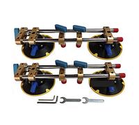 2 pezzi Setter for cuciture in pietra senza cuciture Strumenti for l'installazione del controsoffitto in granito for la casa Setter for il livellamento del vuoto in gomma manuale,Facile da usare