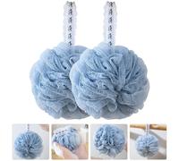 2 pezzi Sfere da bagno resistenti all'usura comode spugne da bagno pazze da