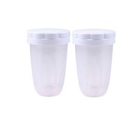 2 Pezzi Shaker per Zucchero a Velo Shaker per Farina con Coperchio per Shaker per Cacao Cannella in Polvere Farina di Spezie Torta di Cottura