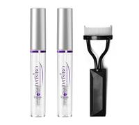 2 pezzi Sieri per Ciglia 5ml, Siero Naturale e Vegano per la Crescita delle Ciglia più Lunghe, Spesse e Forti - Senza Ormoni, Senza Profumo, Delicato sugli Occhi