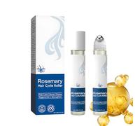 2 Pezzi Siero Capelli al Rosmarino, Trattamento in Roll-on per Capelli, Formula in Roll-On con Applicatore Massaggiante che NutreCapelli dalla Radice, Adatto a Tutti i Tipi