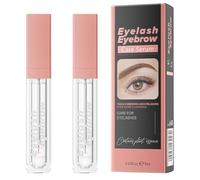 2 Pezzi Siero per Ciglia e Sopracciglia, Enhancing Lash & Brow Serum, Stereoscopic Fibrous Eye Black Mascara, Allunga l’aspetto di Ciglia e Sopracciglia, Per Stimolare La Crescita