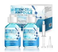 2 Pezzi Siero per Microneedling 30ml Anti-invecchiamento, Siero Microneedling Viso Riduce Rughe Rassoda Pelle Adatto Tutti Tipi Pelle con 1 Tubo Spinta 1 Testa Corno