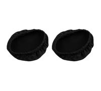 2 Pezzi Silenziatore per Sassofono Alto CA111, Riduzione del Volume nero | Flanella Morbida, Misura 10,9x10,9x1,8cm, per Campana Durante Esercizi Musicali in Ambienti Interni