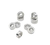 2 pezzi SMR95ZZ CB cuscinetto ad aria 5x9x3 mm ABEC-7 acciaio inossidabile cuscinetto ibrido in ceramica mulinelli da pesca oceanica MR95 ZZ