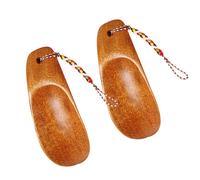 2 Pezzi Sollevatori Per Scarpe In Legno Lisci