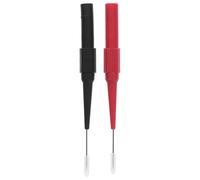 2 Pezzi Sonde per Tester Multimetro Ago, Kit Auto Ac 30v Dc 60v | Acciaio Inox, Ottone Nichelato e Nailon, Uso Sicuro Isolato, Localizzazione Rapida Guasti, Precisione Alta