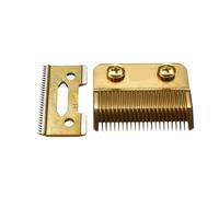 2 Pezzi Sostituiscono La Testina Di Taglio Della Lama, Compatibile For WAHL, Tagliacapelli Trimmer Rasoio Da Taglio Macchina For Taglio Di Capelli Set Di Accessori In Metallo(Gold 1set)