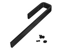 2 pezzi SOTECH Portasciugamani PELI alluminio massiccio verniciato a polvere nera Lunghezza: 325 mm Altezza: 30 mm Larghezza: 65 mm Interasse fori 64 mm