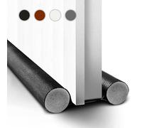 2 pezzi Sottoporta Paraspifferi Porta Blindata 96 cm, Para Spifferi Sotto Porta, Spifferi Porta Ingresso, Prevenire Vento, Isolamento Polvere Acustico (Nero)