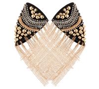 2 pezzi spalline a catena con nappe spalline per spalle decorazioni per