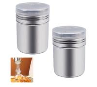 2 Pezzi Spargi Cacao in Polvere, Spargi Zucchero a Velo, Dosatore Cacao in Polvere, Shaker per Zucchero a Velo, Porta Zucchero, Setaccio per Farina in Acciaio Inox per Caffè, Spezie, Cacao, Zucchero