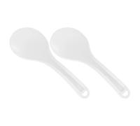 2 Pezzi Spatola Compatta per Riso Bianca in Pp, Resistente | Cucina Domestica, Non Si Deforma Facilmente, Antiusura e Infrangibile, Utensile Pratico per Servire
