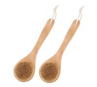 2 Pezzi Spazzola Bagno per Cani con Setole per Massaggio e Esfoliazione Spazzola per Bagno Animali Scrubber per Cani Corto per Profonda Della