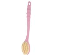 2 pezzi spazzola da bagno con manico lungo massaggio esfoliante alla schiena schiuma for accessori for il spugna morbida scrubber spazzole for la pulizia del corpo per Donna Uomo(Pink)