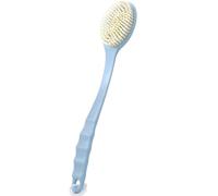 2 pezzi spazzola da bagno morbida scrubber for il corpo scrub esfoliante massaggiatore for la pelle manico lungo for pulizia accessori for per Donna Uomo