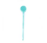 2 pezzi spazzola for il corpo bagno fronte-retro manico lungo in silicone for lavaggio del esfoliante for con massaggio alla schiena per Donna Uomo