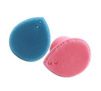 2 Pezzi Spazzola Manuale in Silicone per Pulizia Viso Bebè