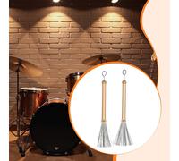 2 Pezzi Spazzola Per Batteria Retrattile Bacchette Per Batteria Per