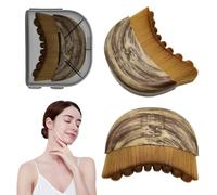 2 Pezzi Spazzola per il contorno del viso, massaggiatore linfodrenante per modellare mento e mandibola, spazzola per il viso a secco, spazzola per il contorno del viso che si adatta alla tua pelle