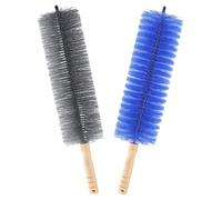 2 pezzi spazzola per pulizia ventole flessibile spolverino ragnatela spolverino