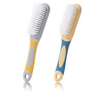 2 Pezzi Spazzola Scarpe, Setole Morbide Pulisci Scarpe, Pulizia Scarpe per Scarpe e Vestiti, Pulizia Casa, Kit Pulizia Scarpe