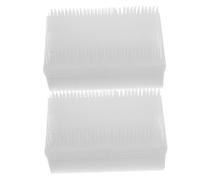2 Pezzi Spazzola Sensoriale per Terapia Bianco Setole Ferme | Tocco Delicato e Sostegno alla Regolazione, Impugnatura Facile, Uso a Scuola e Casa
