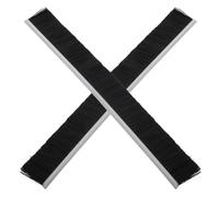2 Pezzi Spazzola Sigillante per Cassetta Postale in Nylon Nero | Antipolvere e Resistente All’acqua, per Cassette Postali Ufficio e Servizio Postale, Metallo