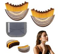 2 Pezzi Spazzola Viso Dry Brushing, Massaggiatore Linfatico Per Viso, Linfatico Drenaggio Face Brush, Con Scatola Di Conservazione, Per Il Massaggio Linfodrenante e Il Sollievo Dalla Fatica