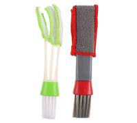 2 Pezzi Spazzolino Pulizia Aria Doppia Punta