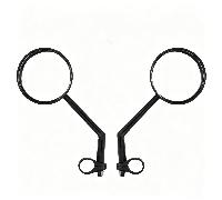 2 pezzi Specchi retrovisori per bicicletta antiurto e anti caduta. Lente convessa ad ampio angolo, rotazione regolabile, antiurto e anti caduta, montaggio con morsetto a sgancio rapido. Specchi retrov
