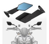 2 Pezzi Specchietti Retrovisori Moto per Yamaha XSR900 XSR 900, Specchietti Laterali Stealth Wind Specchietti Girevole Regolabile con M8/M10 Filettatura,A