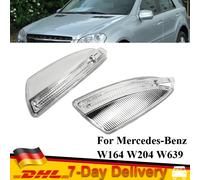 2 pezzi specchietto laterale indicatore di direzione per Mercedes-Benz W164 W204 W639 ML300 ML320 ML500 C250 C300 C350 A 2048200721 2048200821