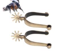 2 Pezzi Speroni Da Equitazione, Sperone Occidentale Speroni per Cavallo Speroni in Lega Di Zinco Sperone per Cavallo da Passeggio per Equitazione