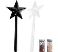 2 Pezzi Spices Spice Shaker with Holes, Dispenser Per e Pepe, Salt Shaker Wand, Bacchetta Magica Sale, Bacchetta A Forma Di Stella Forniture, Bacchette Per E Pepe, per La Cucina