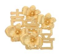 2 Pezzi Spilla Floreale Nuziale Vintage Gialla in Lega di Zinco | Decorazione Versatile per Banchetti e Cerimonie, Stile Classico, Simbolo di Felicità, Leggera e Comoda